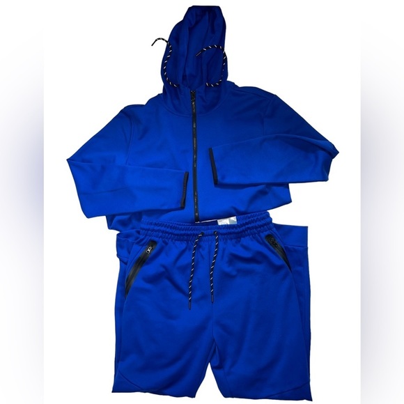 Tek Gear Fleece Hoodie & Jogger 2 Piece Set Size M - Picture 2 of 6
